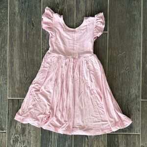 Little Sleepies Soft Pink Ruffle Dress